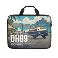 Thumbnail for de Havilland DH.89A Dragon Rapide - Laptop Bag + Name