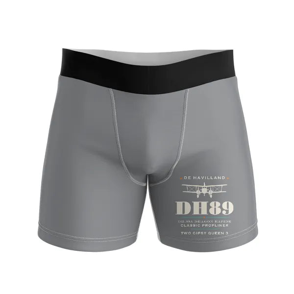 de Havilland DH.89A Dragon Rapide - Men Boxers - Heritage - Gray