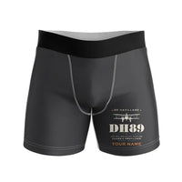 Thumbnail for de Havilland DH.89A Dragon Rapide - Men Boxers - Heritage + Name - Black