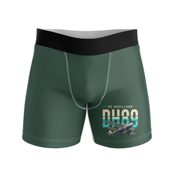 de Havilland DH.89A Dragon Rapide - Men Boxers - Original - Dark Green