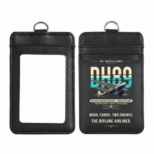 de Havilland DH.89A Dragon Rapide - Original - ID Card Holder - Black
