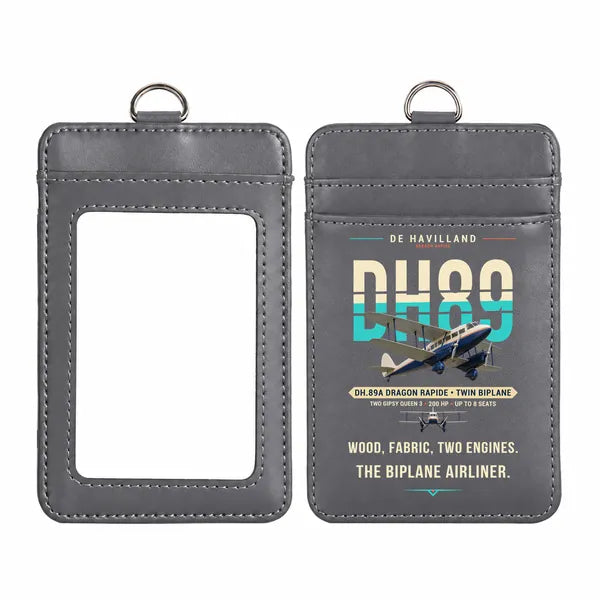 de Havilland DH.89A Dragon Rapide - Original - ID Card Holder - Gray