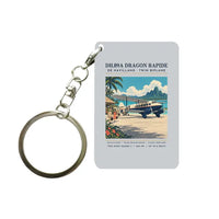 Thumbnail for de Havilland DH.89A Dragon Rapide - Poster - Key Chain - Light Gray