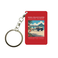 Thumbnail for de Havilland DH.89A Dragon Rapide - Poster - Key Chain - Red