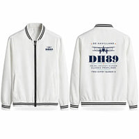 Thumbnail for de Havilland DH.89A Dragon Rapide Stylish Jackets - Baseball Collar - Heritage - White
