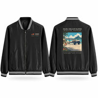 Thumbnail for de Havilland DH.89A Dragon Rapide Stylish Jackets - Baseball Collar - Poster - Black