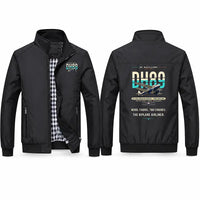 Thumbnail for de Havilland DH.89A Dragon Rapide Stylish Jackets - Stand Collar - Original - Black