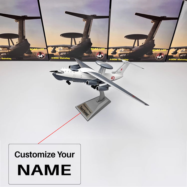 1/200 Beriev A-50 Airborne Early Warning And Control Airplane Model