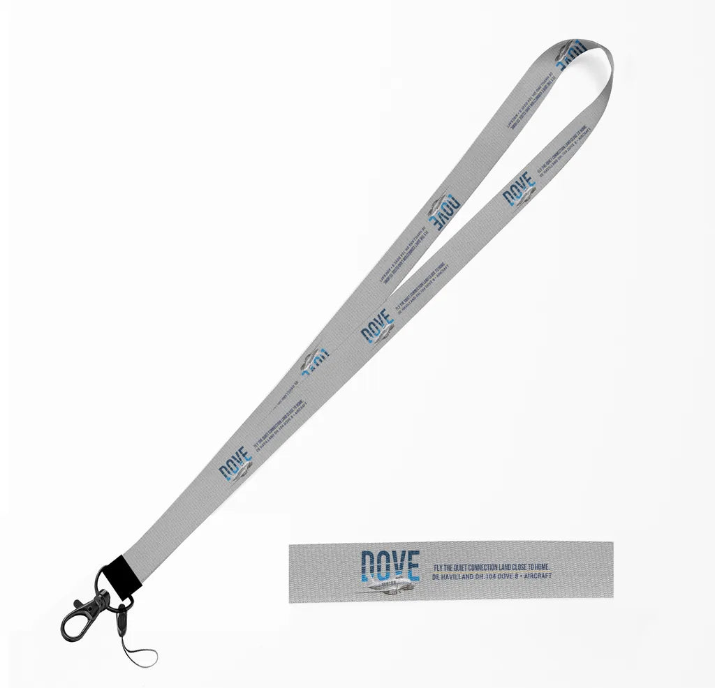 de Havilland DH.104 Dove 8 lanyard - light gray