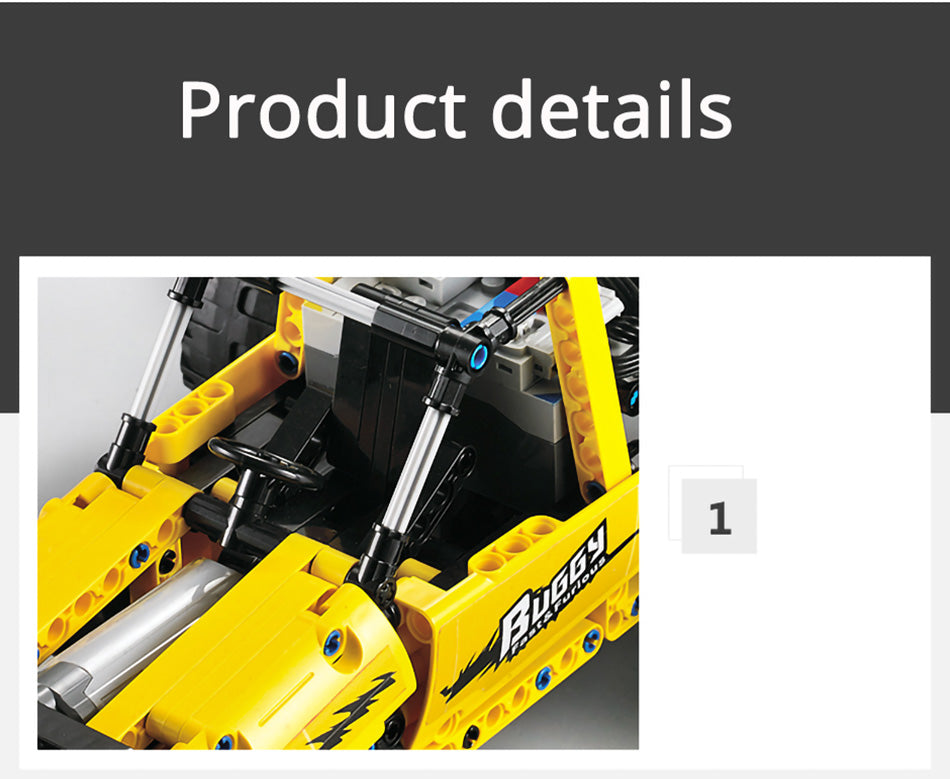 522Pcs Buggy Off Road Car For RC Building Blocks Car Model