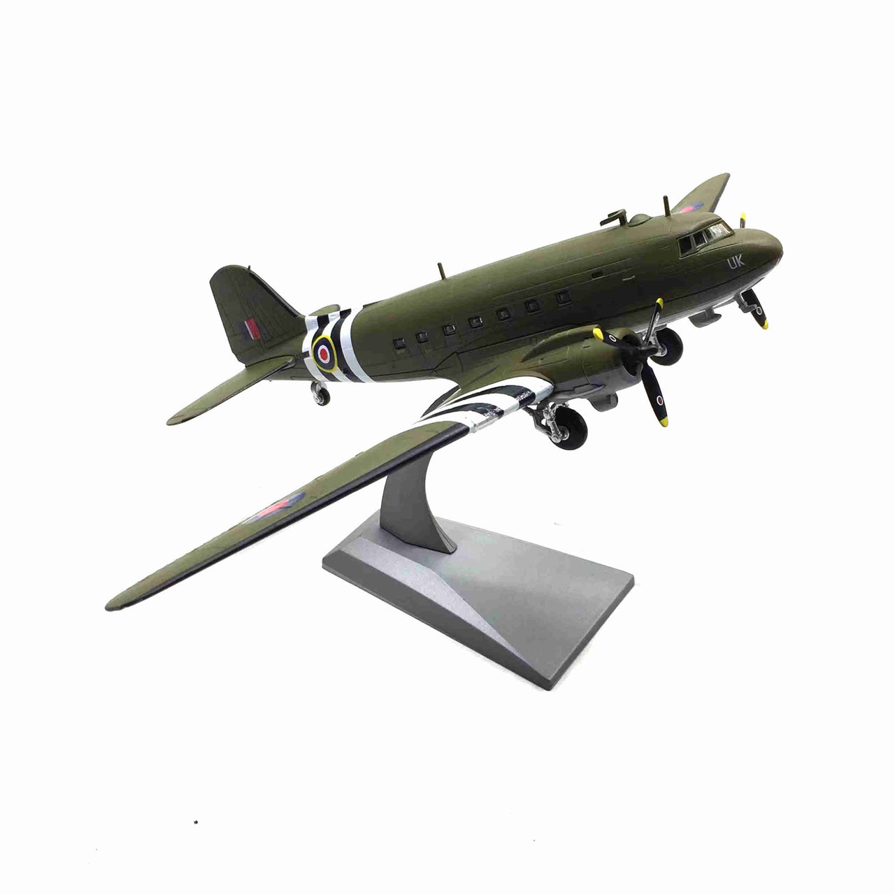 1/100 Douglas C-47 Skytrain Military Transport Aircraft Airplane Model