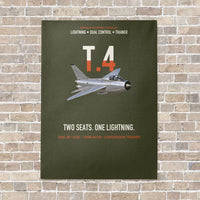 Thumbnail for English Electric Lightning T.4 Two Seats One Lightning Vertical Canvas Prints — No Frame / Green Army