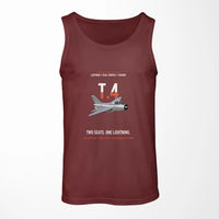 Thumbnail for English Electric Lightning T.4 Two Seats One Lightning Designed Tank Tops — Dark Red