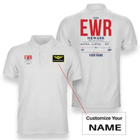 Thumbnail for EWR - Tag Custom - Double-Side Polo - White + Name