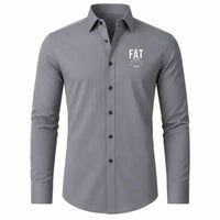 Thumbnail for Fresno Yosemite International Airport (FAT) Shirts - Long Sleeve Shirt - Tag Custom - Gray + NAME