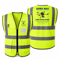 Thumbnail for Freefly Astro Max aviation design on fluorescent green high-visibility reflective vest