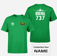 Thumbnail for Boeing 737 & Plane Designed Double-Side T-Shirts