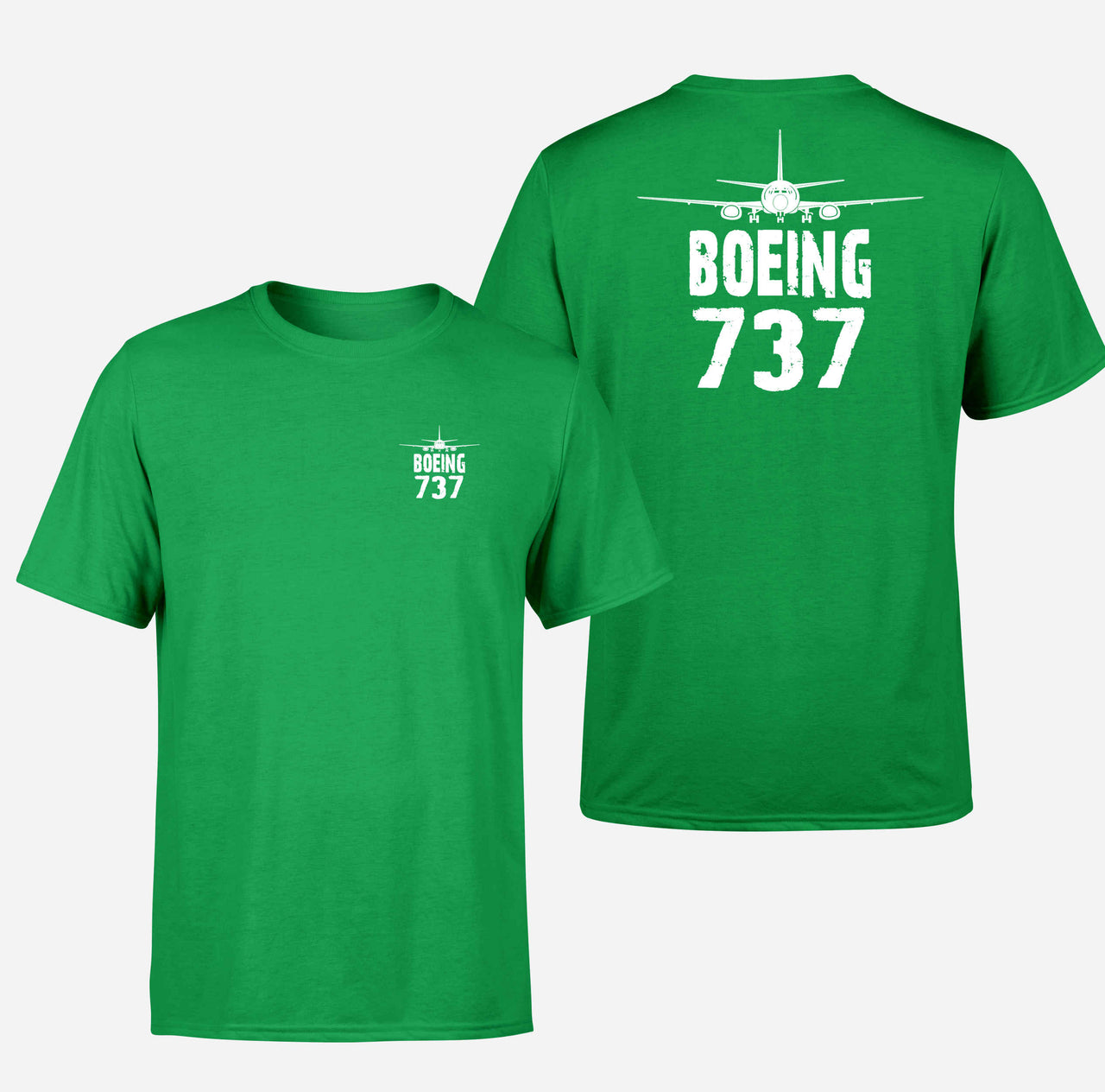 Boeing 737 & Plane Designed Double-Side T-Shirts