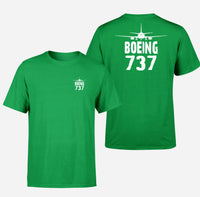 Thumbnail for Boeing 737 & Plane Designed Double-Side T-Shirts