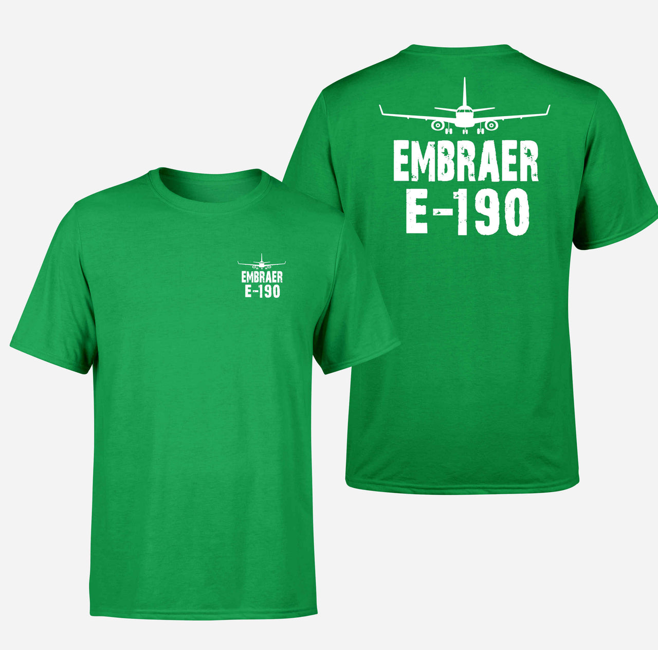 Embraer E-190 & Plane Designed Double-Side T-Shirts - view 6