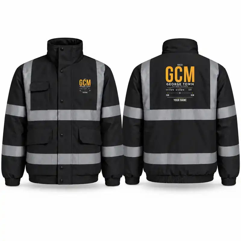 GCM - Tag Custom - Reflective Winter Jacket - Black