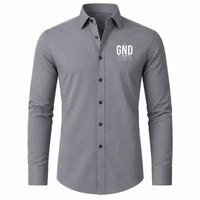 Thumbnail for Maurice Bishop International Airport (GND) Shirts - Long Sleeve Shirt - Tag - Gray