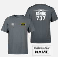 Thumbnail for Boeing 737 & Plane Designed Double-Side T-Shirts