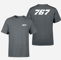 Thumbnail for 767 Flat Text Designed Double-Side T-Shirts