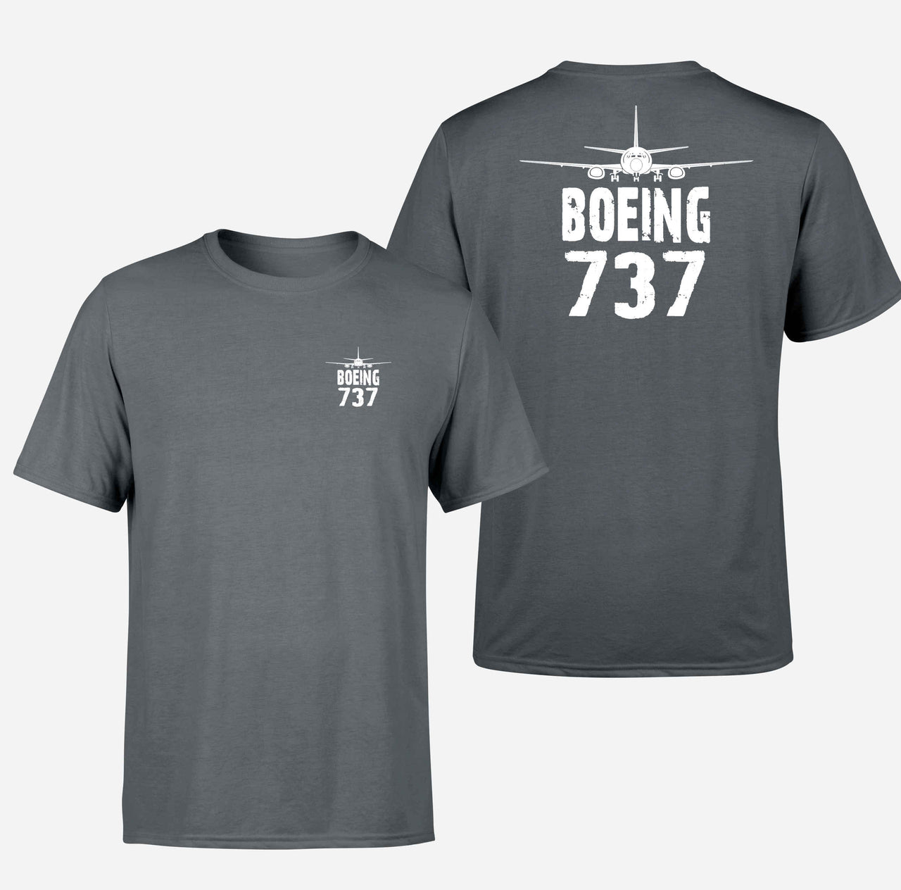 Boeing 737 & Plane Designed Double-Side T-Shirts