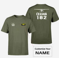 Thumbnail for Cessna 182 & Plane Designed Double-Side T-Shirts - view 9