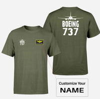 Thumbnail for Boeing 737 & Plane Designed Double-Side T-Shirts
