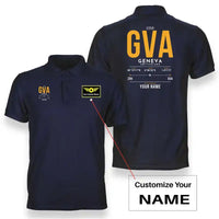 Thumbnail for GVA - Tag Custom - Double-Side Polo - Navy Blue + Name