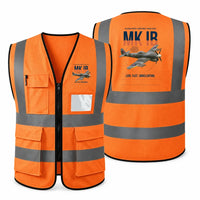 Thumbnail for Hawker Typhoon Mk IB aviation design on orange high-visibility reflective vest