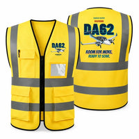 Thumbnail for Diamond DA62 - Room for more. Ready to soar. design on yellow high-visibility reflective vest
