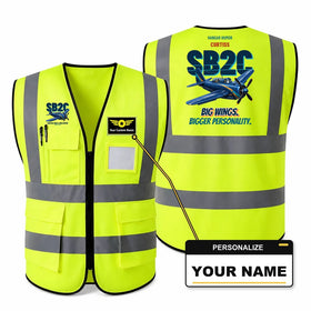 Curtiss SB2C-5 Helldiver - Big wings. Bigger personality. Reflective Vests