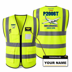 Tecnam P2006T - Twin confidence. Single grin. Reflective Vests