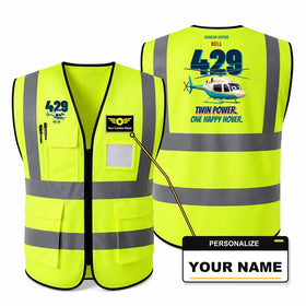Bell 429 - Twin power. One happy hover. Reflective Vests