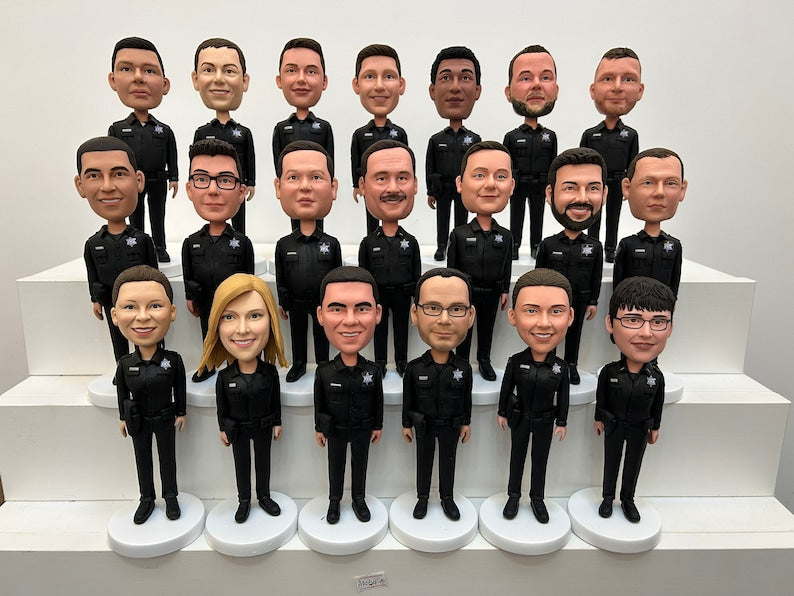 Custom Pilot Bobblehead, Personalized Bobble Head As Captain Retirement Gfit