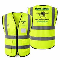 Thumbnail for Inspired Flight IF800 Tomcat aviation design on fluorescent green high-visibility reflective vest