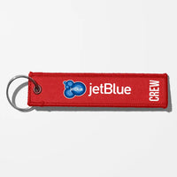 Thumbnail for JetBlue Airways Crew & Staff Tag Key Chains - Red - Crew