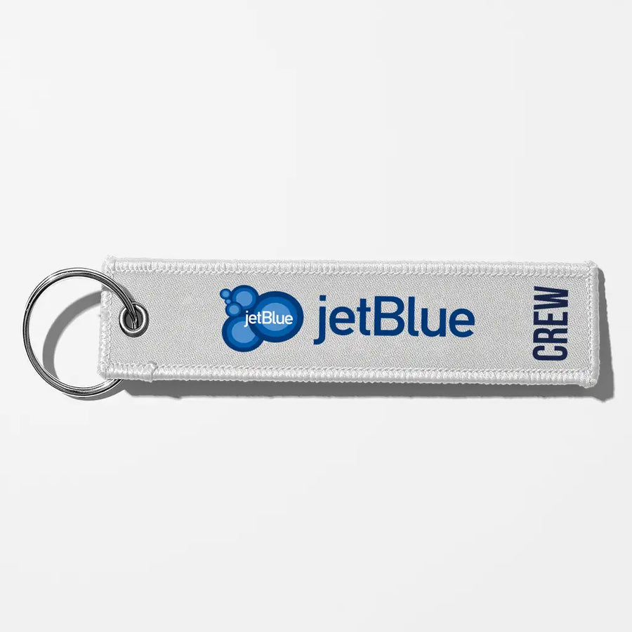 JetBlue Airways Crew & Staff Tag Key Chains - White - Crew