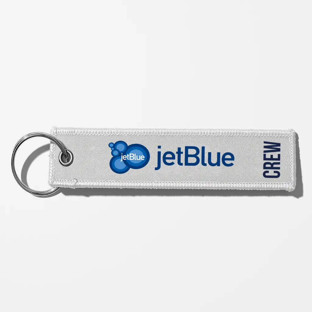 JetBlue Airways Crew & Staff Tag Key Chains - White - Crew