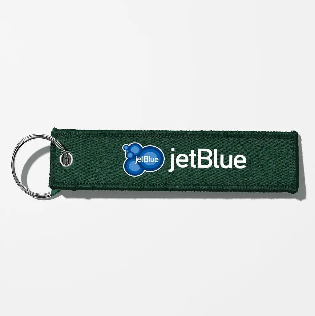 JetBlue Airways Crew & Staff Tag Key Chains - Dark Green
