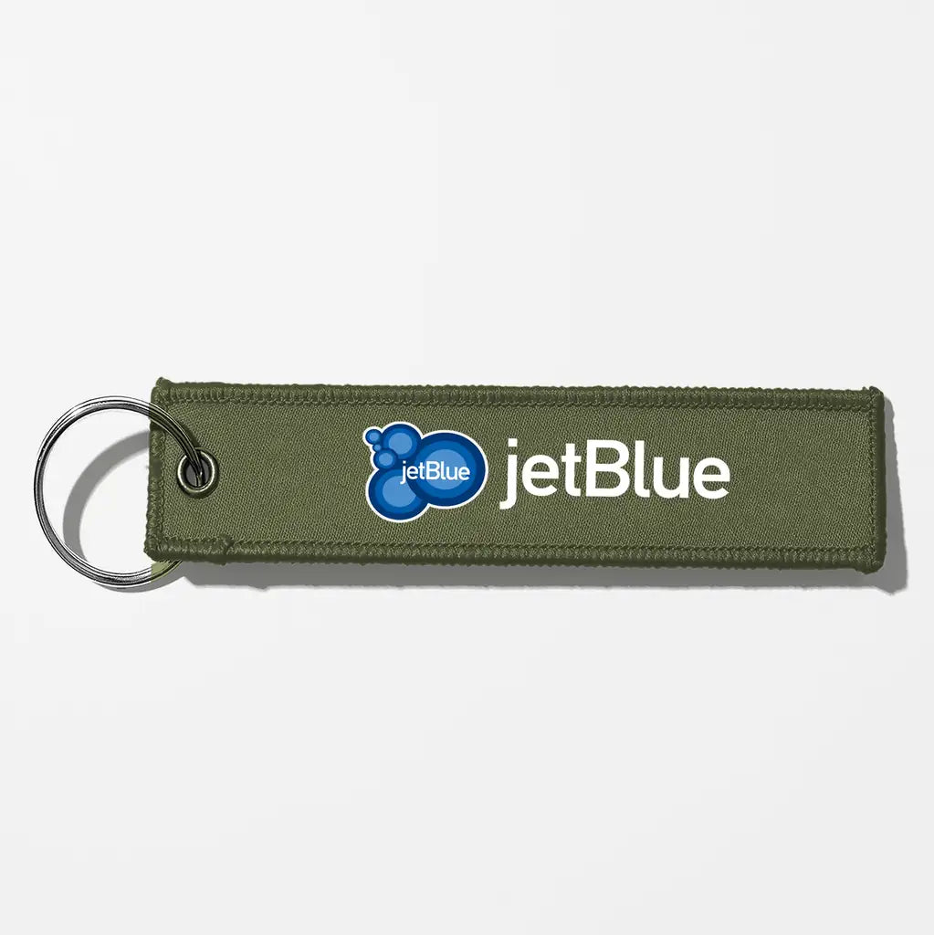 JetBlue Airways Crew & Staff Tag Key Chains - Green Army