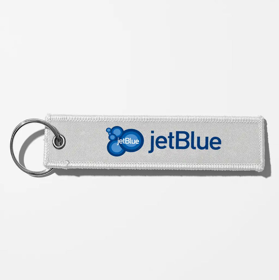 JetBlue Airways Crew & Staff Tag Key Chains - White