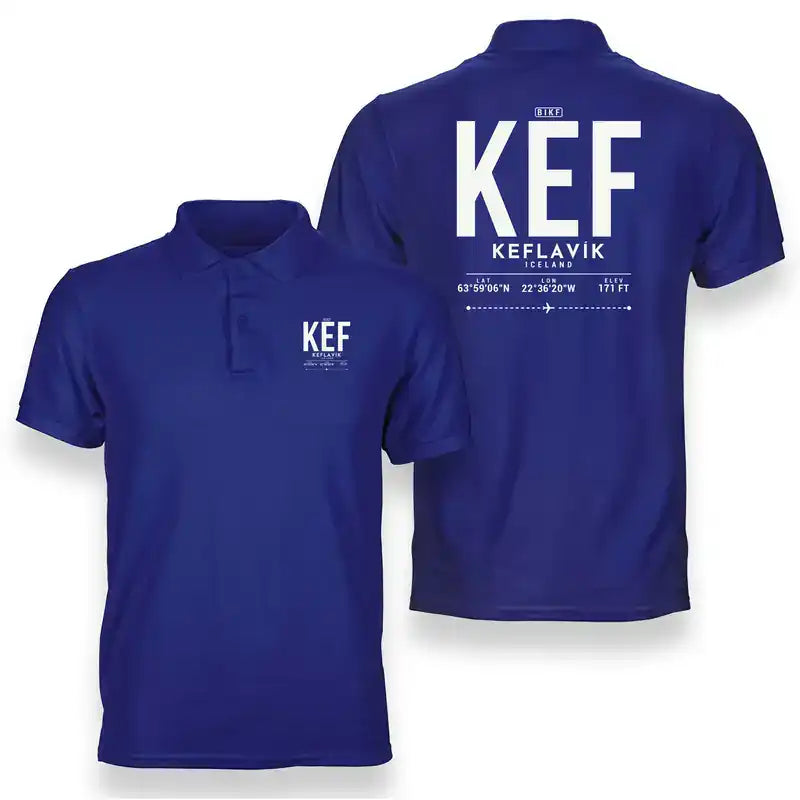 KEF - Tag - Double-Side Polo - Blue