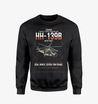 Thumbnail for Leonardo HH-139B design on black sweatshirt