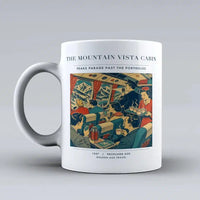 Thumbnail for VINTAGE G4224 - The Mountain Vista Cabin - Ceramic Mug design on white