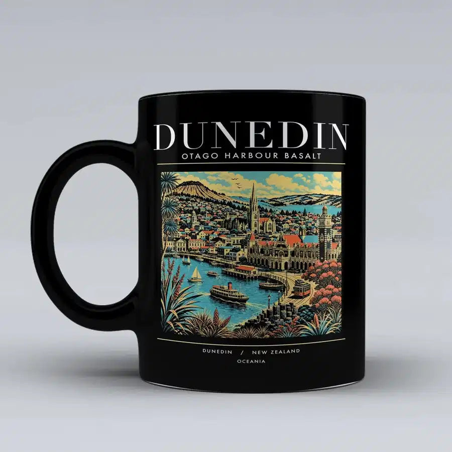 DUNEDIN - Poster - Mug - Black
