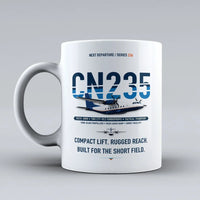 Thumbnail for CN235-300M Mug design on white airbus